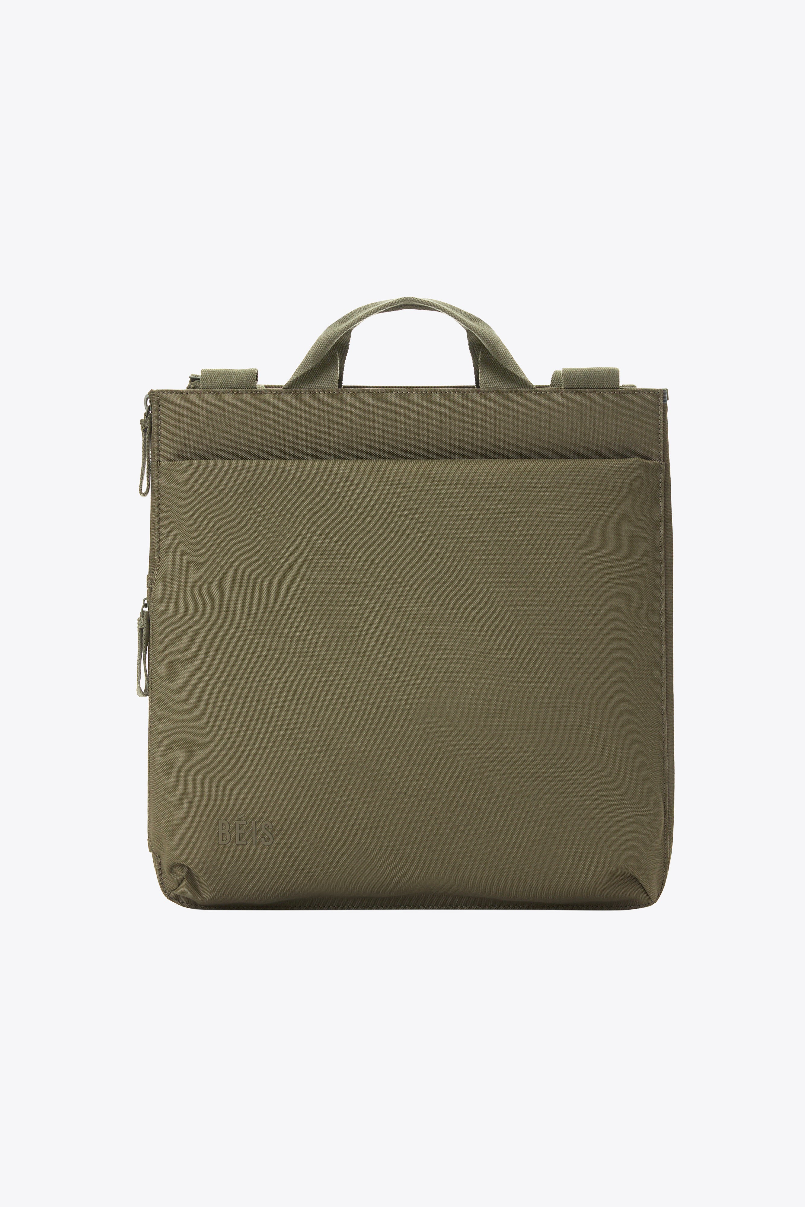 The Convertible Luggage Vest in Olive | BÉIS Travel