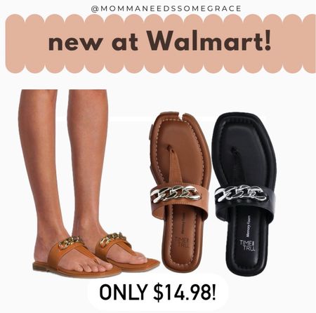 New sandals at Walmart! 

#LTKstyletip #LTKfindsunder100 #LTKsalealert