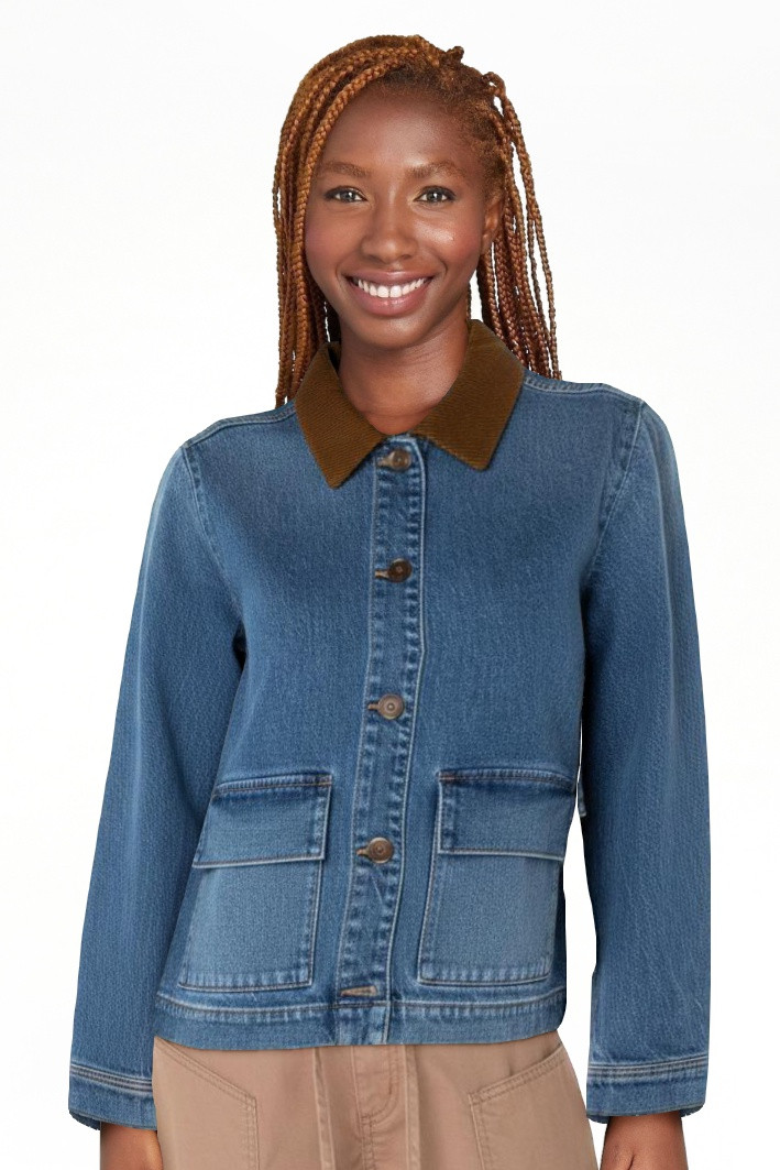 Celebrity Pink Women's and Women's Plus Boxy Barn Jacket, Sizes XS-4X | Walmart (US)
