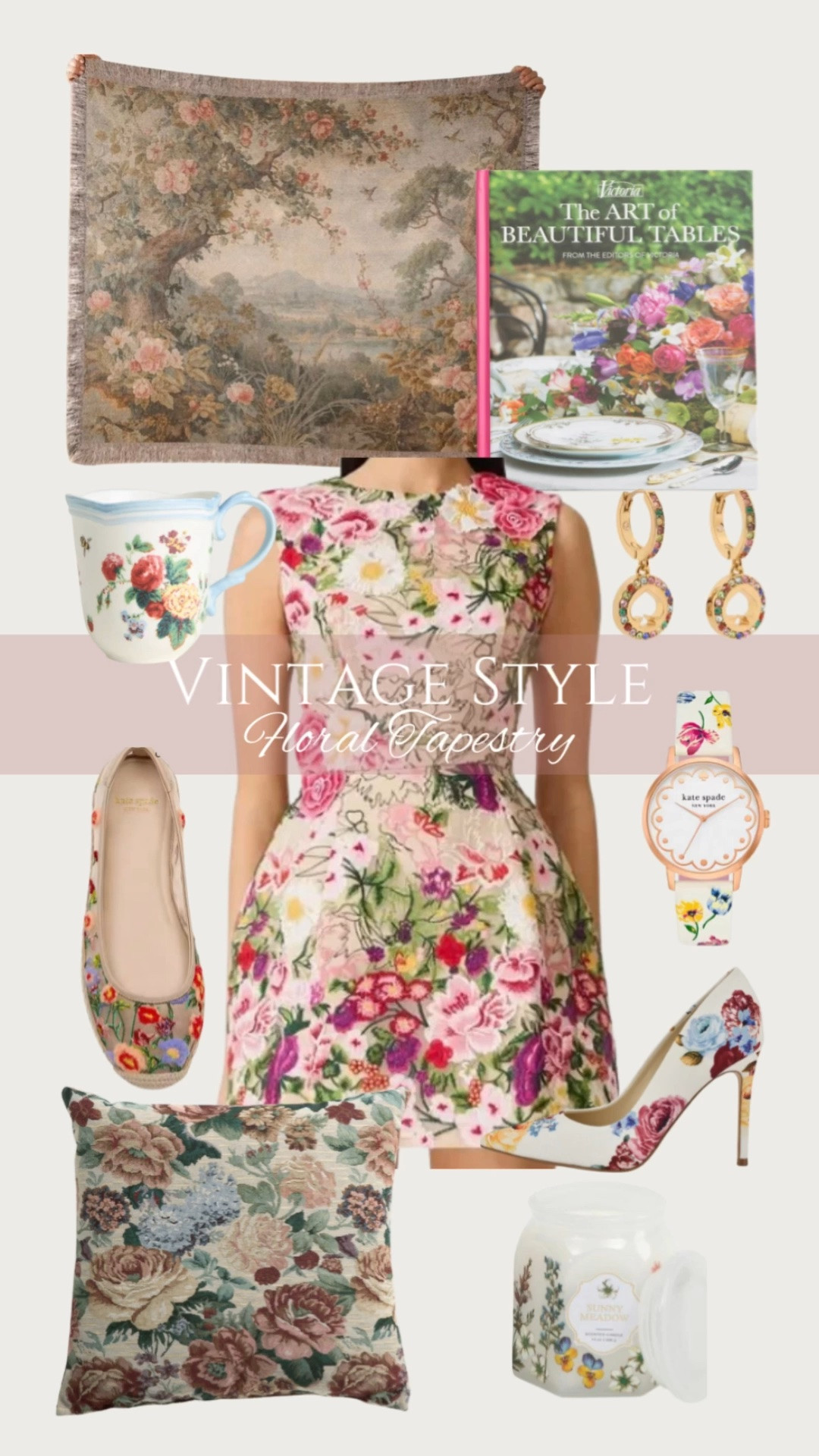 Vintage style floral tapestry in home and fashion! 💐

#LTKhome #LTKdatenight #LTKshoes