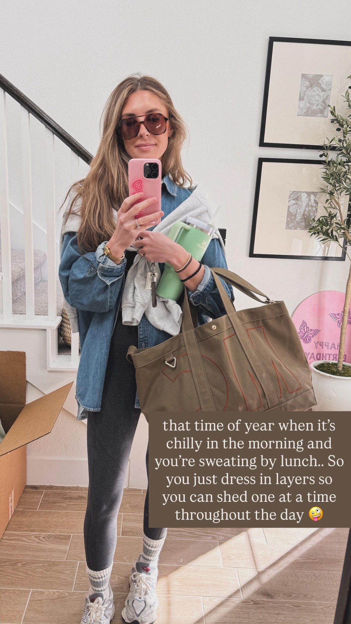 Easy casual weekend outfit! Coffee run outfit, mom outfit, errands, Amazon sunglasses, canvas tote bag 

#LTKspring #LTKdayinmylife #LTKmomlife