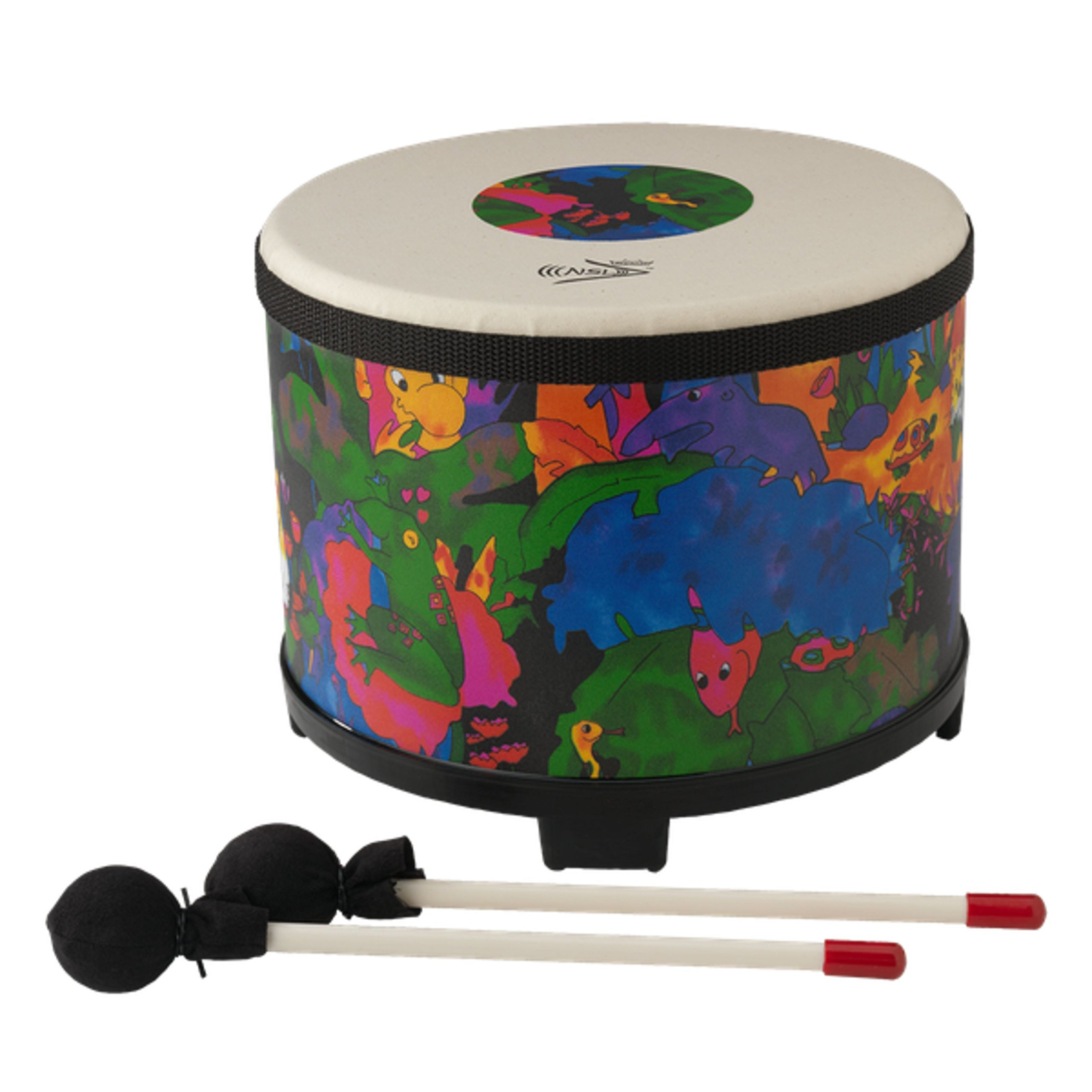 Remo KD-5080-01 Kids Percussion Floor Tom Drum - Fabric Rain Forest, 10" | Amazon (US)