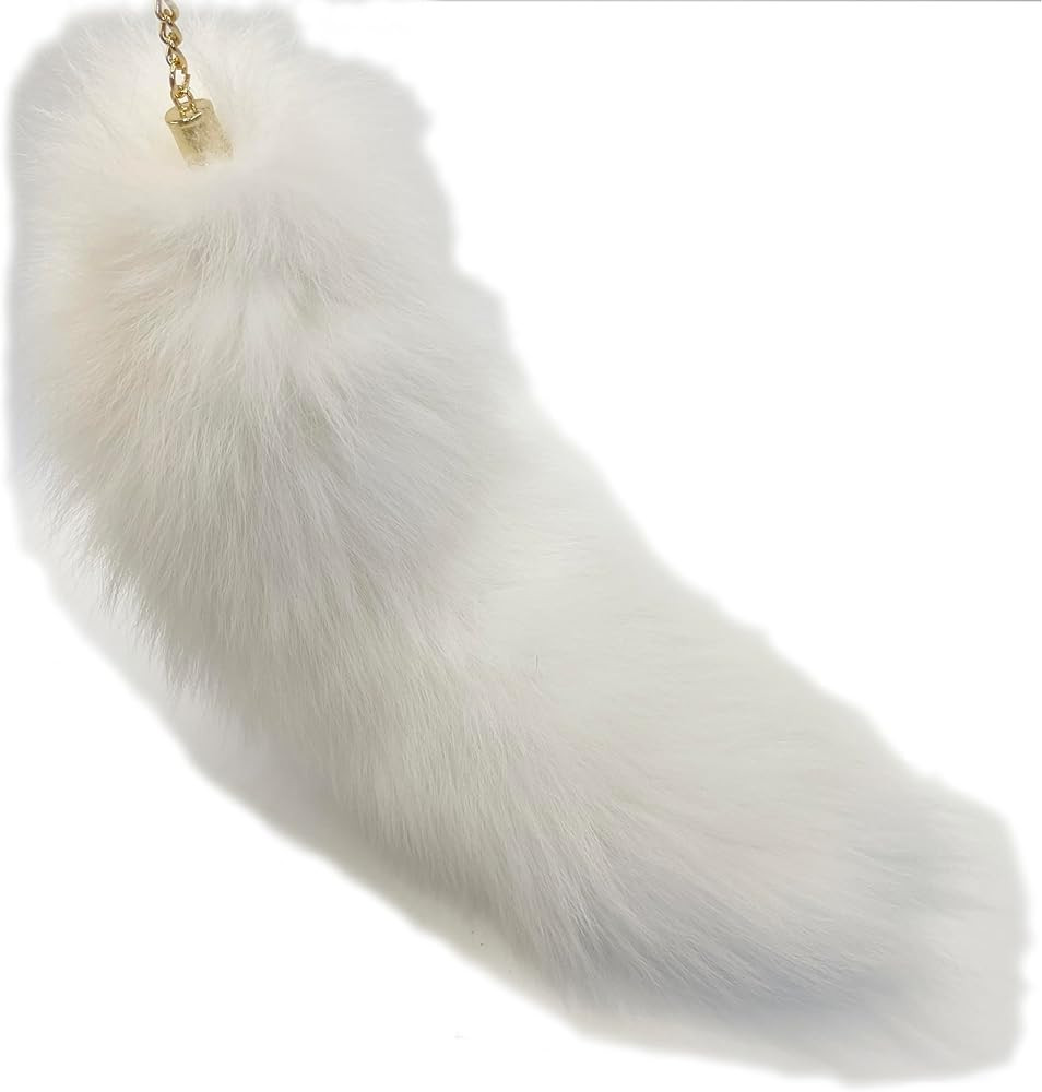 Therian Fox Tail Keychain Furry Tail Backpack Tassel Bag Handbag Accessory Hook Pendant Cosplay T... | Amazon (US)