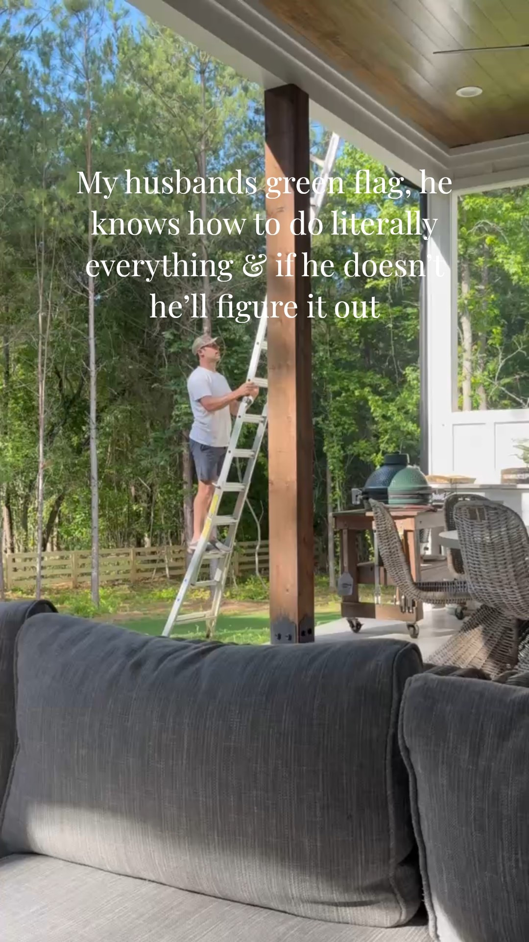 Ladies- get you a man that can do it all 🫶🏼 

#handyman #handyhusband #husbandhumor #MarriedLife #marriagehumor #porcheandco

#LTKHome #LTKStyleTip