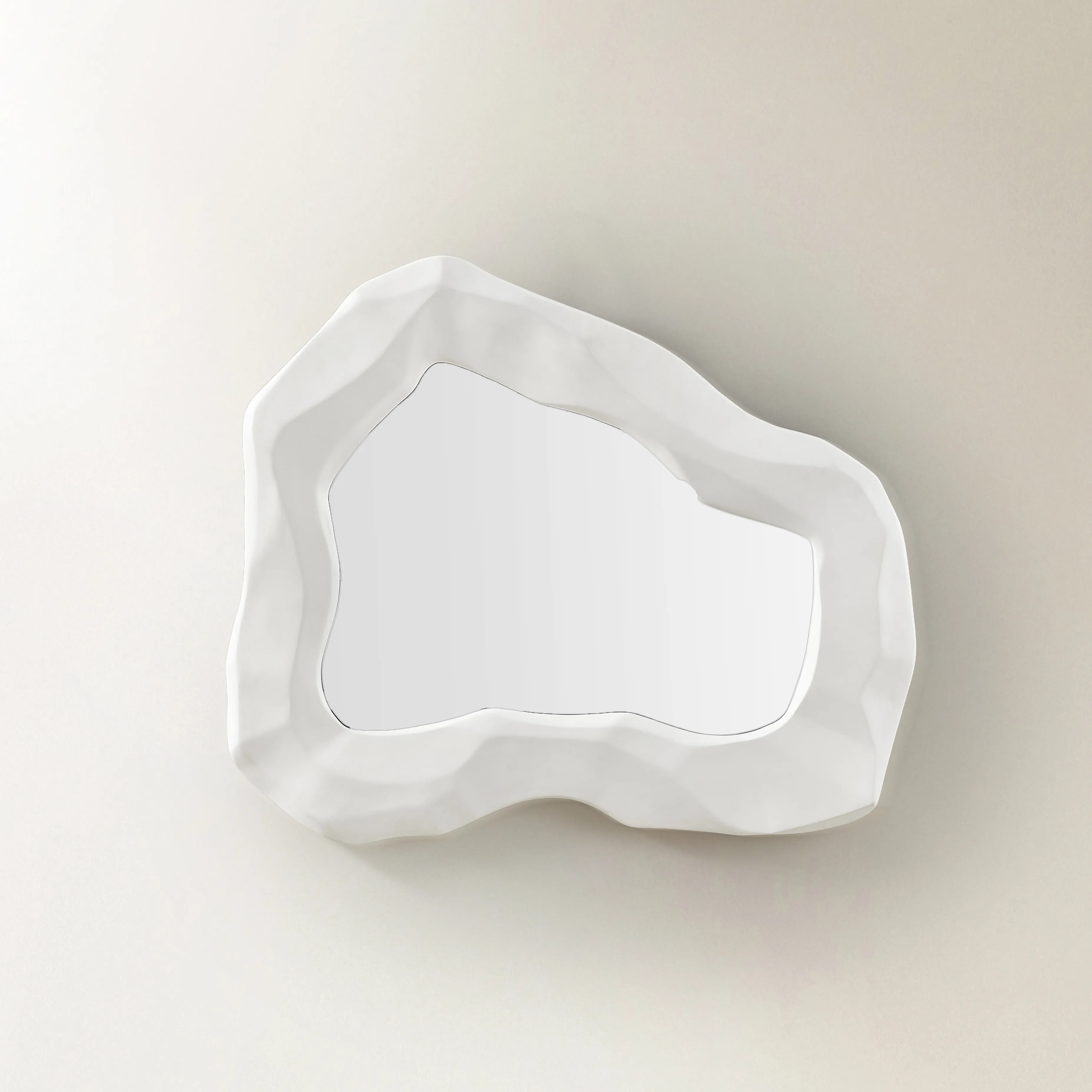 Islay Wall Mirror - White | Z Gallerie