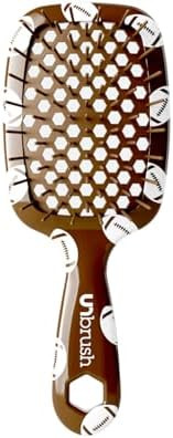 UNbrush Detangling Hair Brush Mini Sports - Football | Amazon (US)