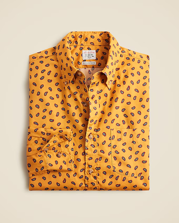 Slim Secret Wash cotton poplin shirt | J. Crew US