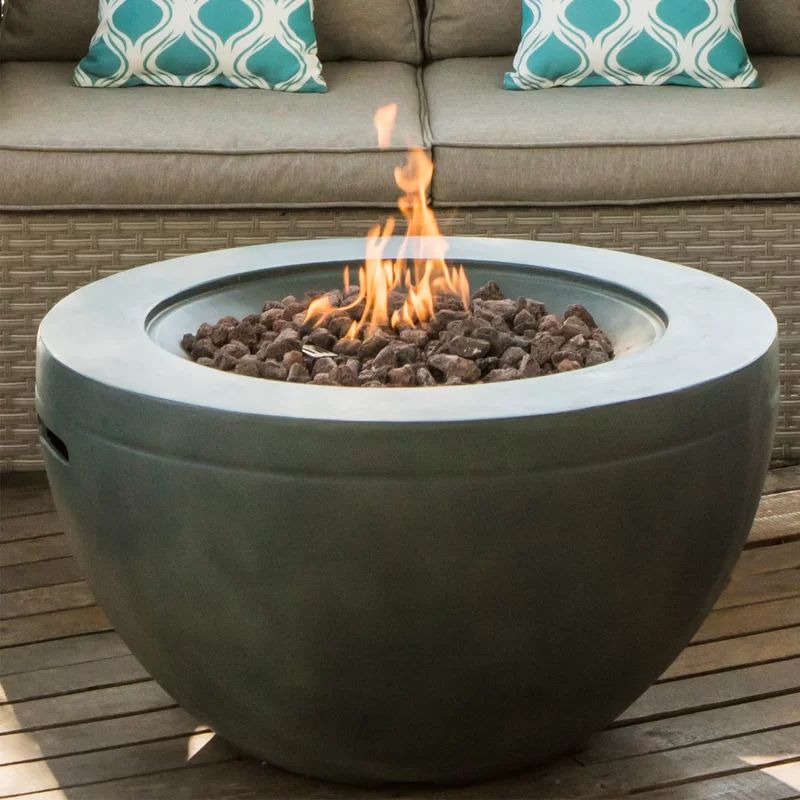 Selesia Concrete Propane Fire Pit | Wayfair North America