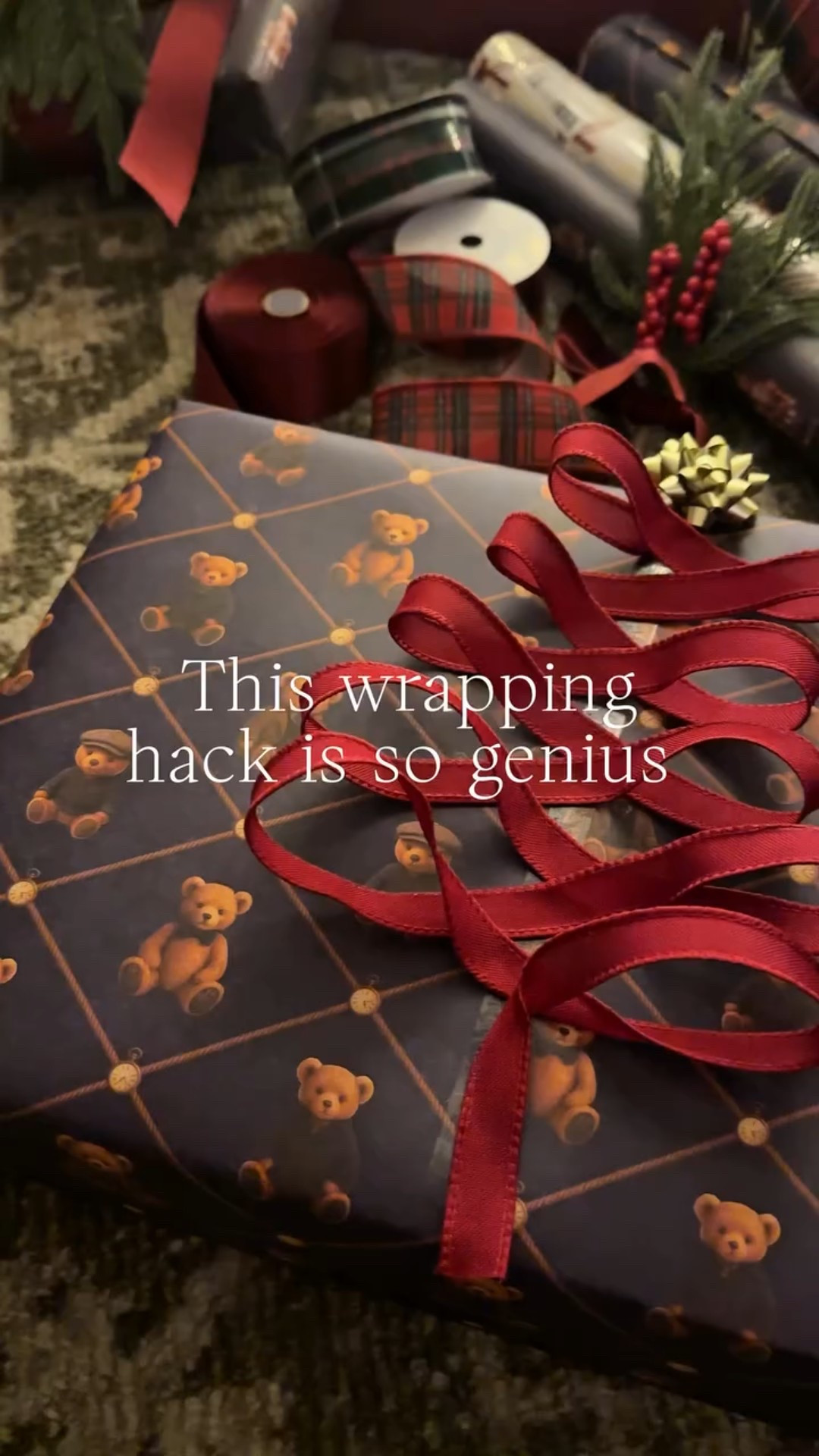Comment gift wrap for links ! This wrapping hack is actually genius
It makes your gift look extra thoughtful without spending more and once you try it, you won’t go back.
✨Save this for later
✨Share with your favorite gift wrapper 
Follow for more easy home + holiday hacks
#giftwrapping #wrappinghack #holidayhacks #giftideas #christmashacks