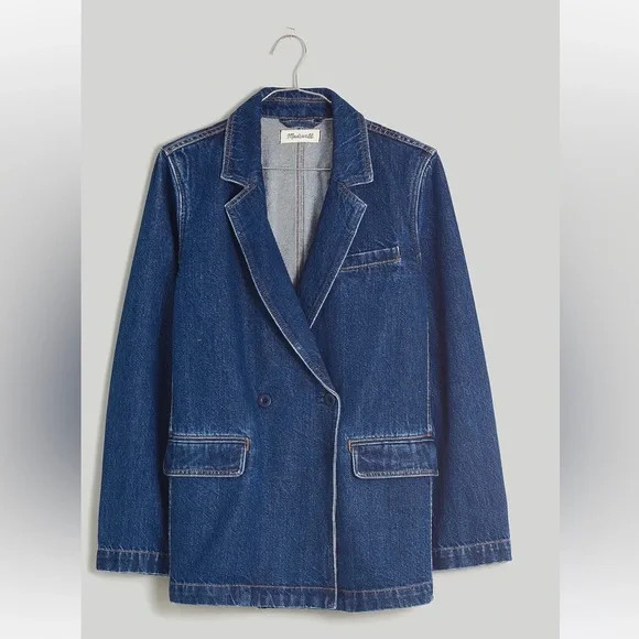 Madewell Denim Blazer in Deardorff Wash | Poshmark