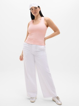 Signature Rib Scoop Tank | Athleta