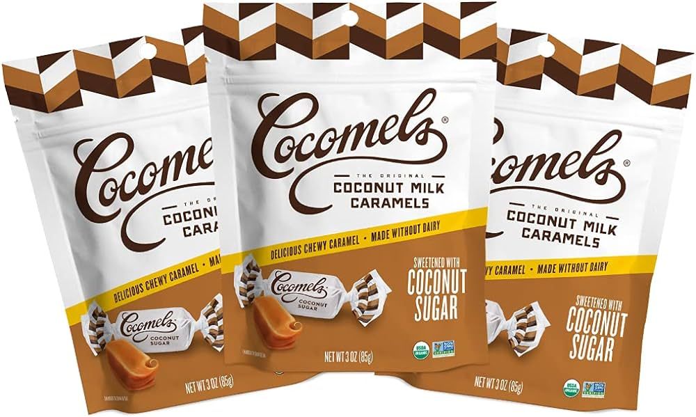 Cocomels Coconut Milk Caramels With Coconut Sugar, Organic Candy, Dairy Free, Sugar Free, Vegan, ... | Amazon (US)