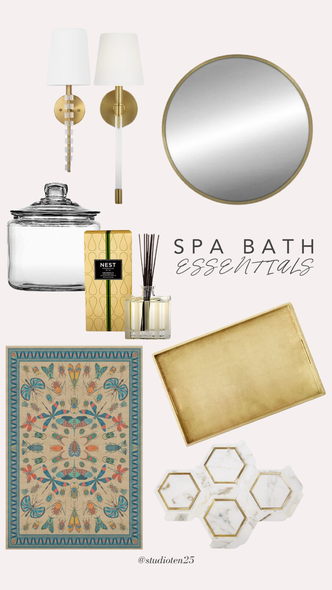 A spa-like bath is all in the details. 🧖‍♀️

DESIGN TIP

My go-to tried-and-true tricks to elevate your bathroom come down to the small details that instantly take your bathroom to the next level. 

- Add a pretty tray on the countertop to organize smalll glasss containers and other small objects
- Add a small washable rug instead of a basic bath mats for instant sophistication
- Install robe and towl hooks that match your bathroom fixtures
- Place a wood bench in the shower for an instant spa like vibe
- Replace your cabinet hardware

Shop the look! ✨ Find these and more linked on my LTK Storefront. 

#LTKHome