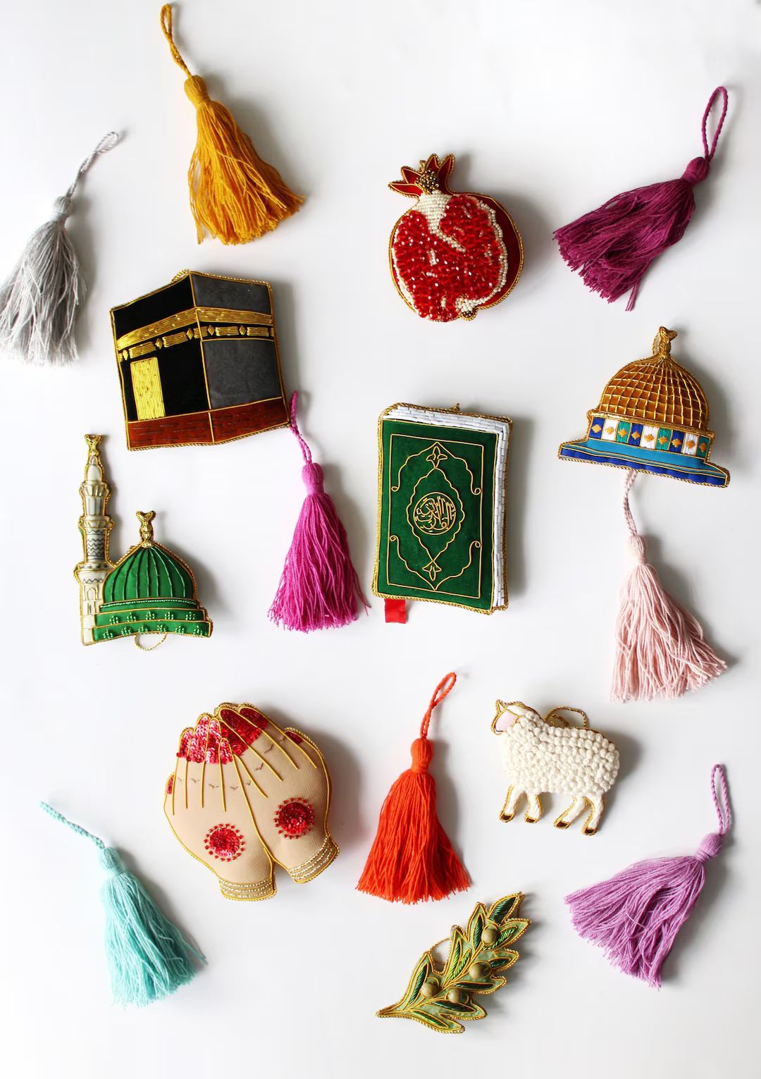 Fast Shipping for Eid Individual Pieces Decorative Heirloom Garland, Islam, Muslim Celebration, Q... | Etsy (US)