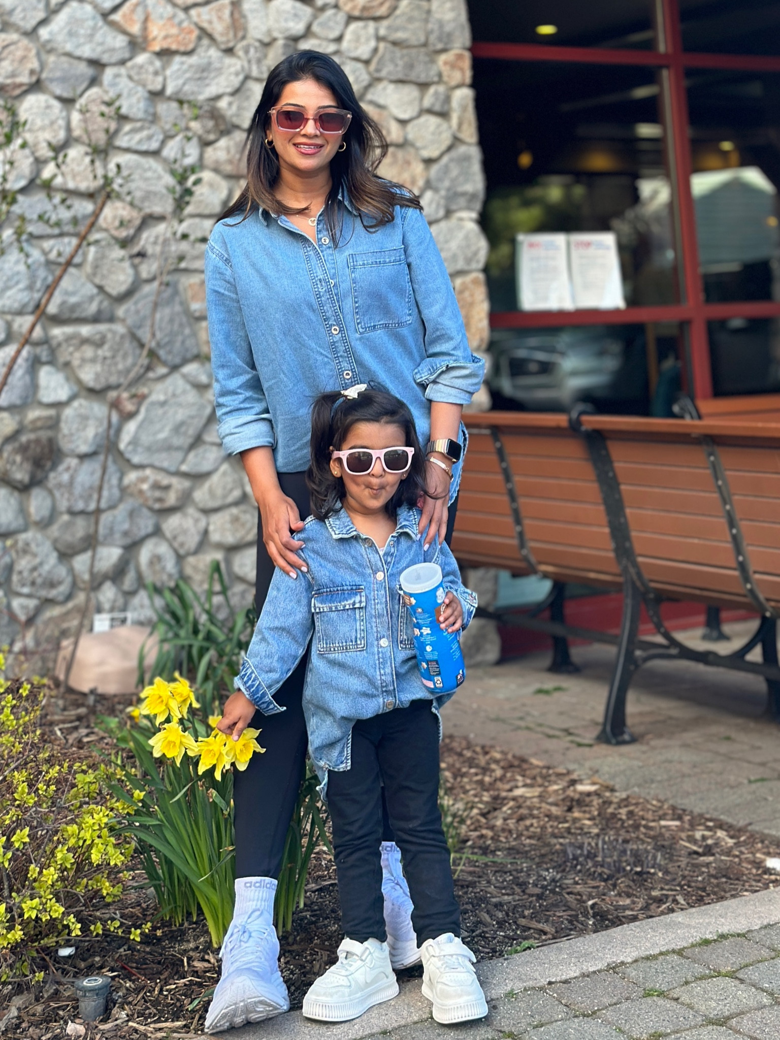 Twinning oversized denim shirts 🥰

#LTKBaby #LTKFamily #LTKFindsUnder100
