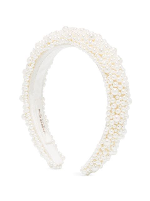 ConsciousJennifer BehrBailey pearl-embellished headband | Farfetch Global