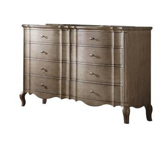 Acme Furniture Chelmsford 8-Drawer Antique Taupe Dresser 40 in. x 64 in. x 19 in. 26055 | The Home Depot