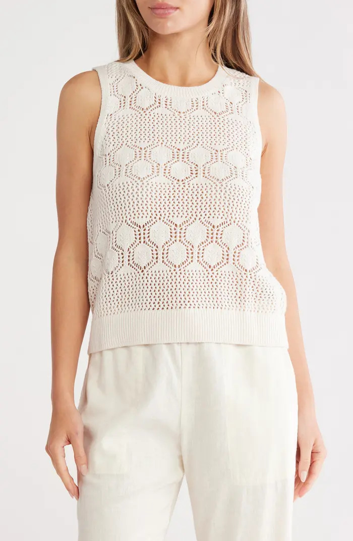 Splendid Honore Cotton Crochet Tank | Nordstromrack | Nordstrom Rack