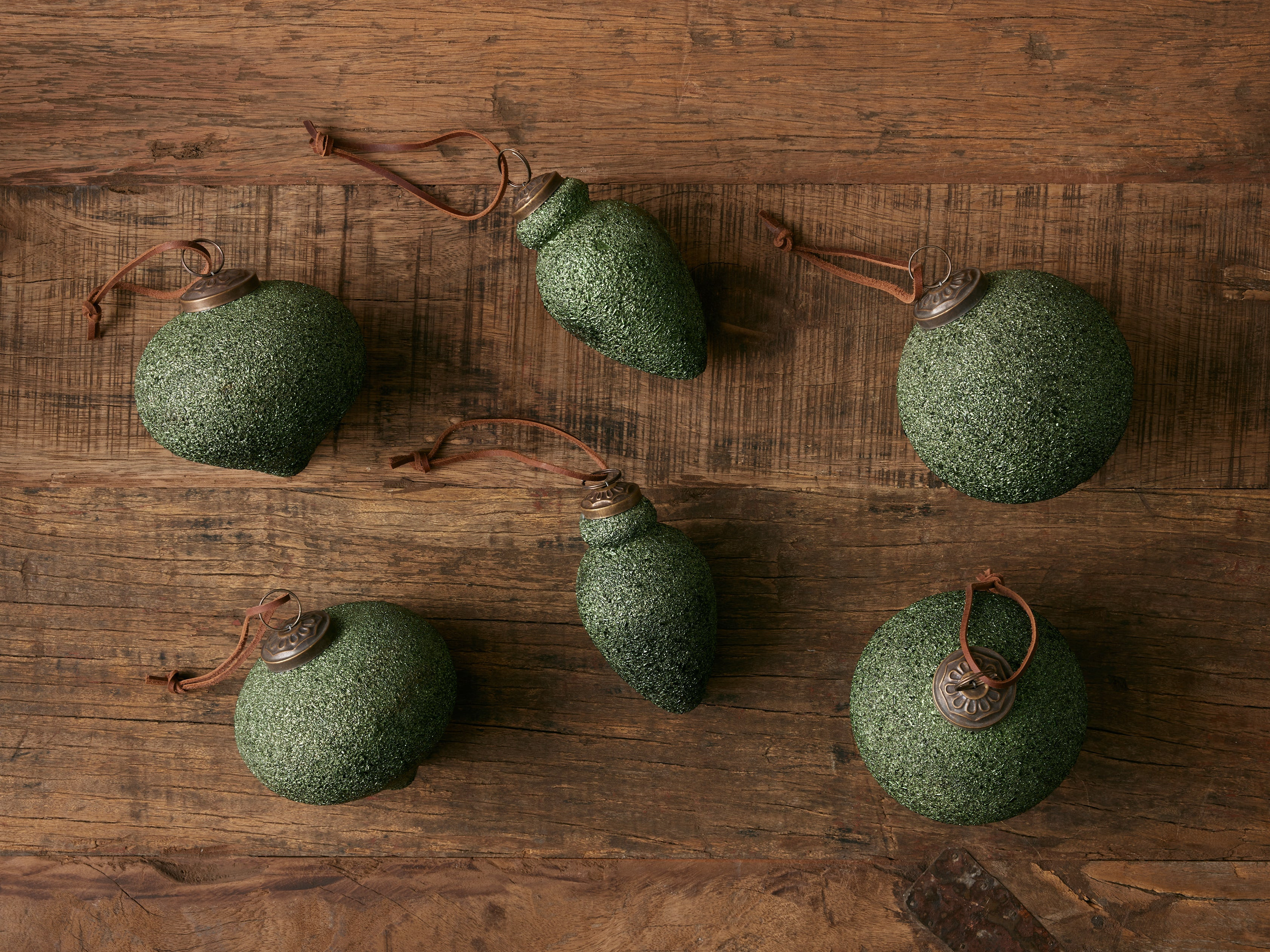 Sugar Drop Ornaments (Set of 6) | Arhaus