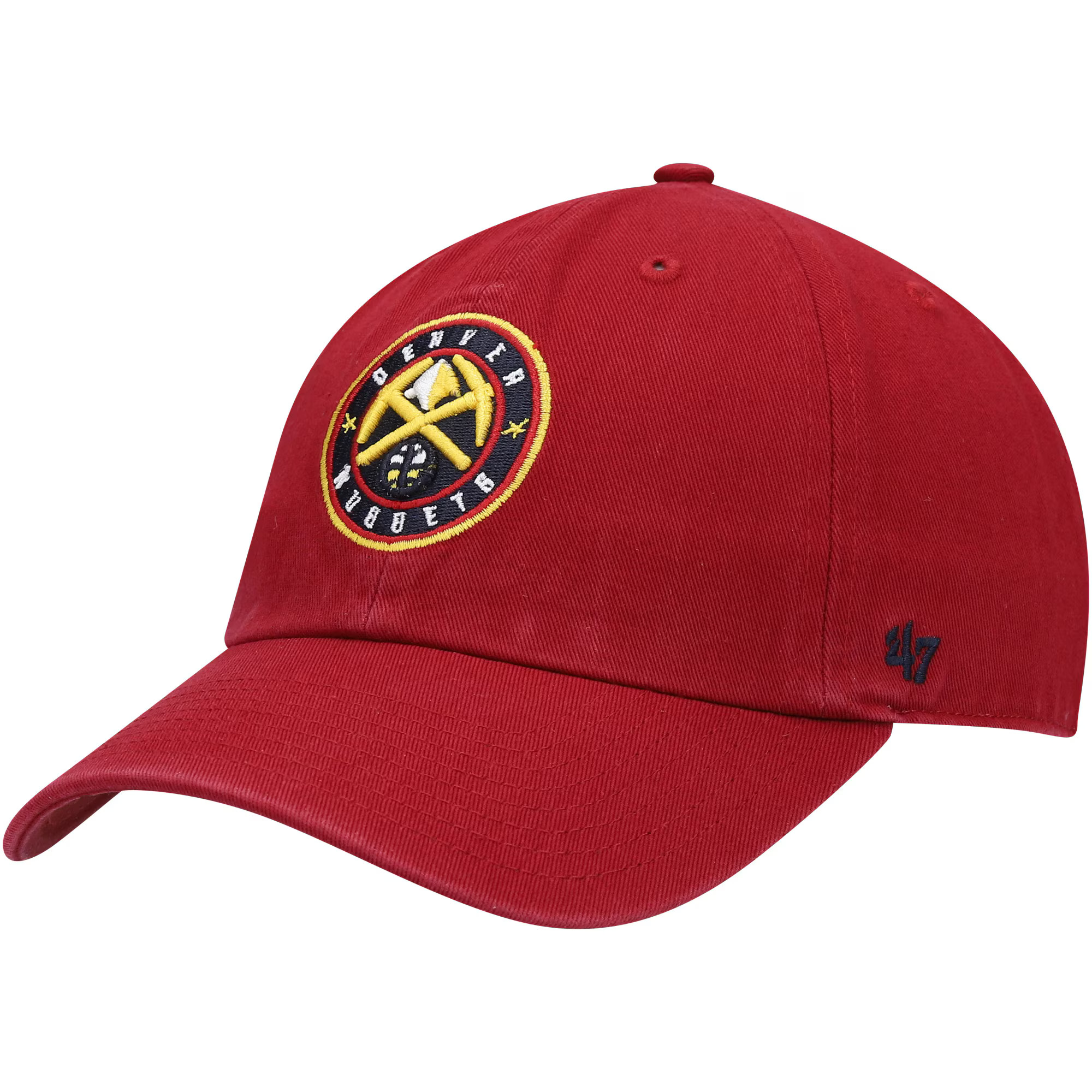 Denver Nuggets '47 Team Clean Up Adjustable Hat - Red | Lids