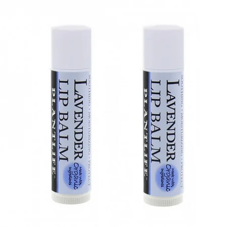 Plantlife Lavender Lip Balm 2 Pack - Lip Balm Made with Beeswax Calendula & Chamomile to Create the Most Soothing Lip Balm for Chapped Lips - Helps Moisturize Lips & Cuticles - Made in California | Walmart (US)