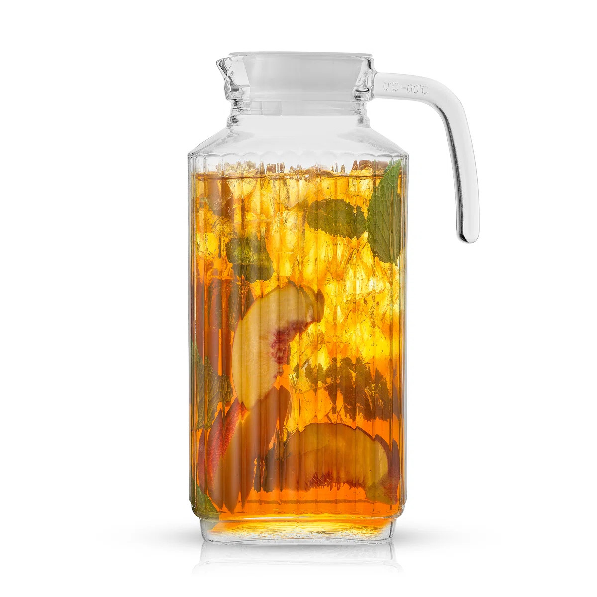Brightware Glass Pitcher with 2 Lids - 56 oz | Wayfair North America