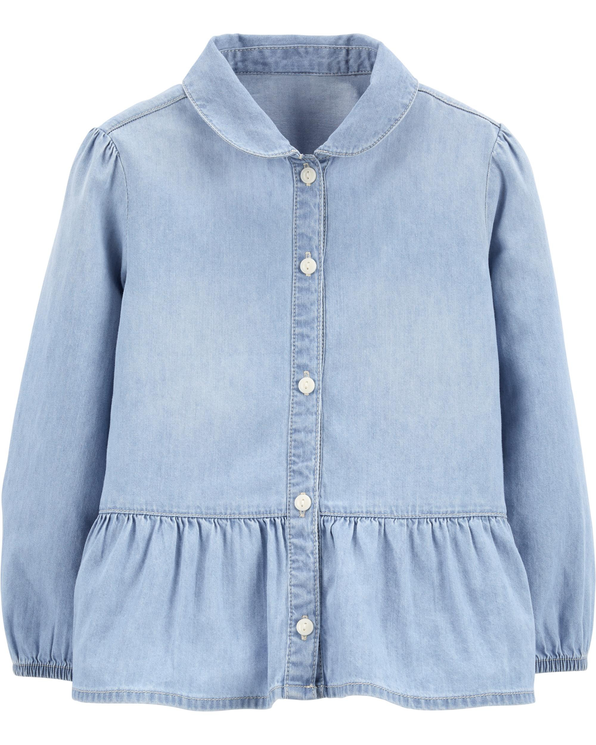 Peplum Denim Top | Carter's