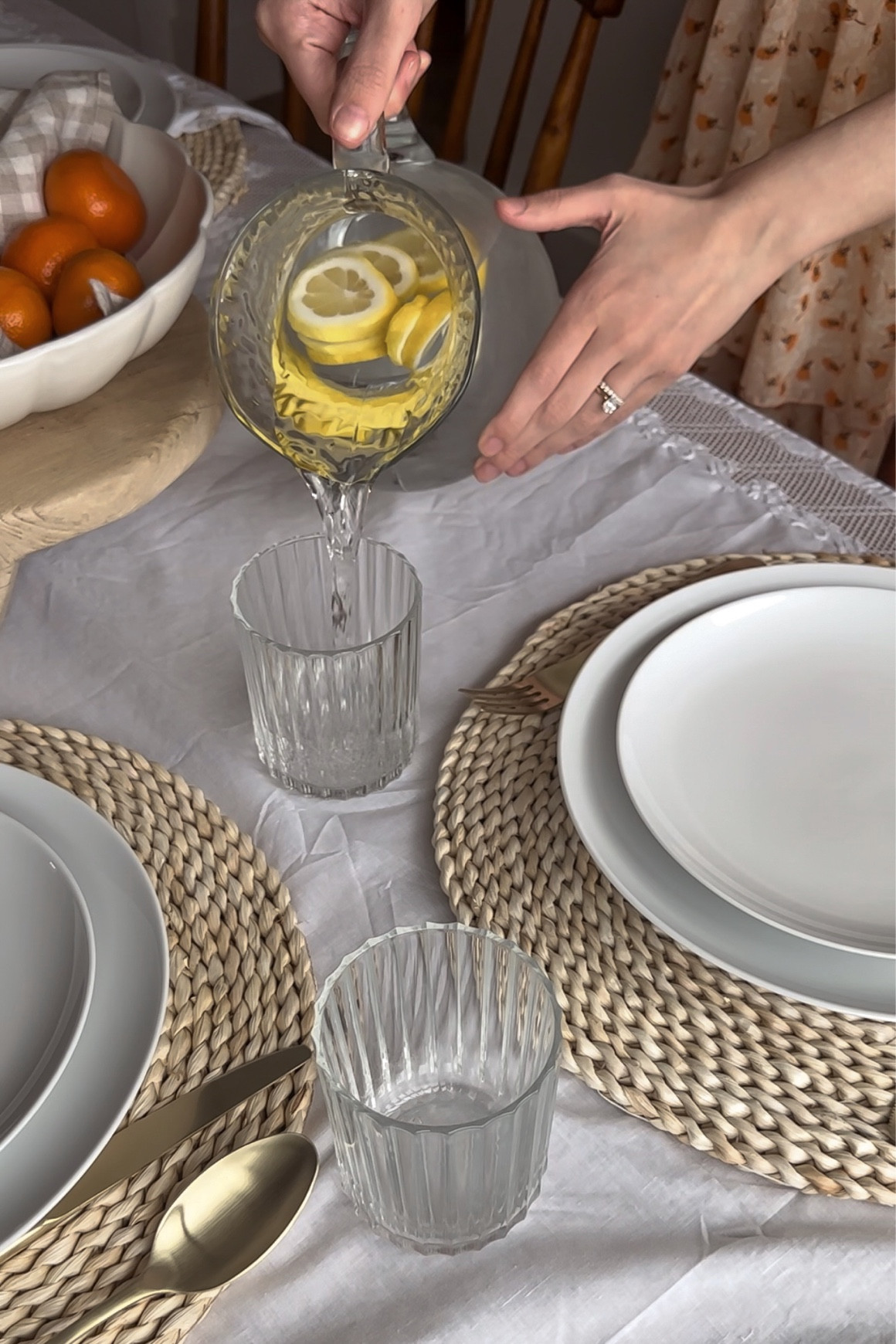 Spring tablescape 🌼