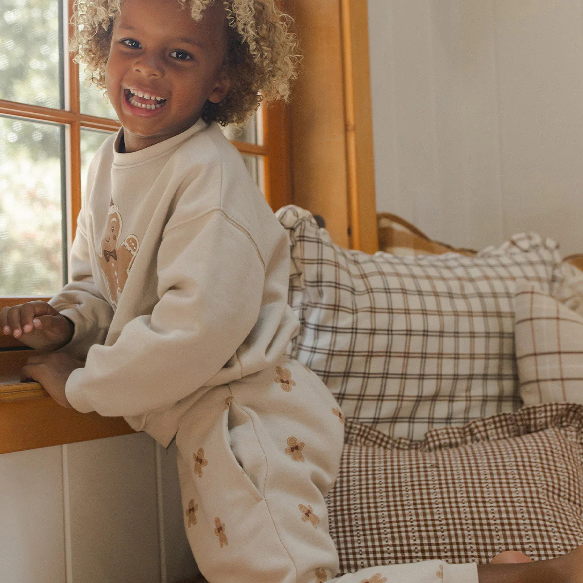 Rylee & Cru Jogger Sweatpant, Gingerbread | SpearmintLOVE