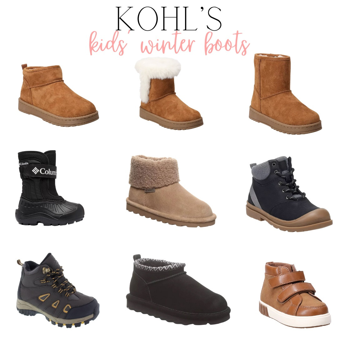 With winter in full swing, having solid boots for kids makes a big difference. Kohl’s has plenty of winter boot options right now, and we linked a few styles that work well for school days, playtime, and colder weather. Shop our roundup below on our LTK! @kohls #ad #kohlspartner #kohlsfinds

#LTKSeasonal #LTKootd #LTKKids