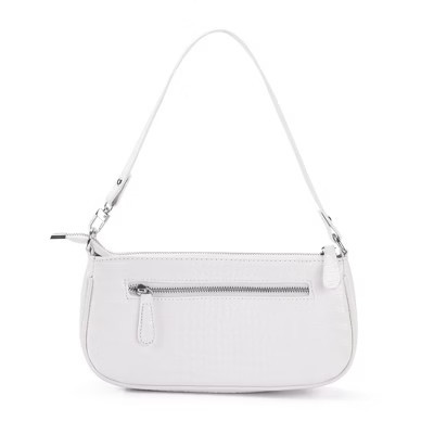 Adornia White Embossed Shoulder Bag | Target