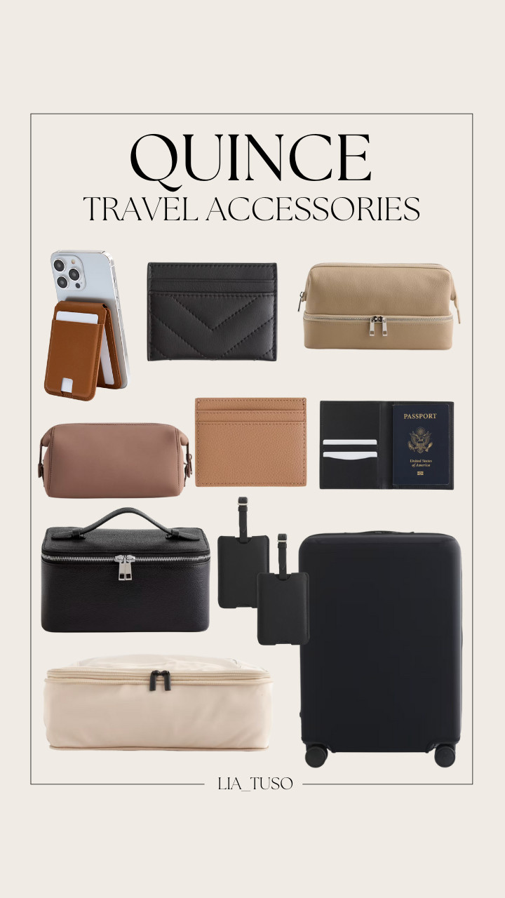 Quince Travel Accessories || Small details, big travel vibes ✨🧳 These travel accessories make every trip easier and more stylish. 

#QuinceFinds #TravelEssentials #JetSetLife 

 #LTKTravel