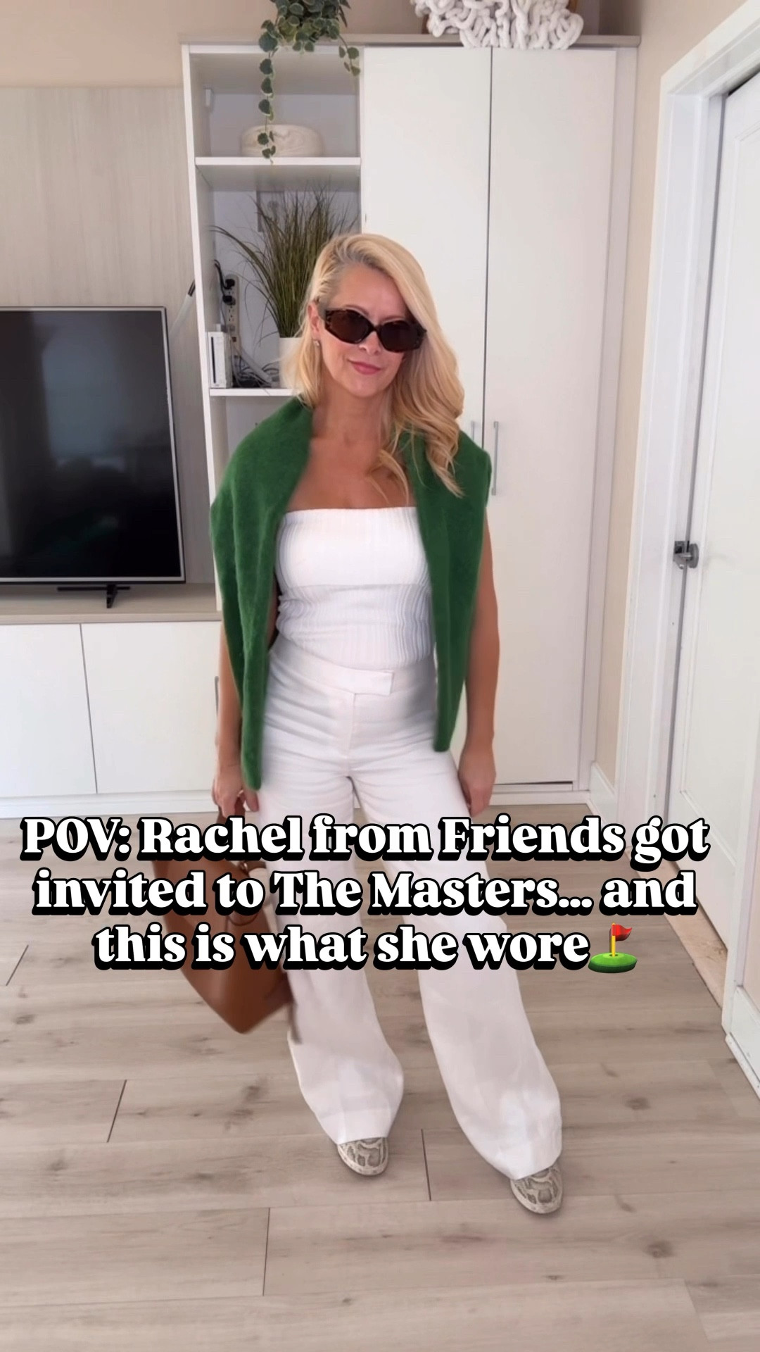 If Rachel from Friends scored an invite to The Masters… I think she would have showed up like this ⛳️

Clean, classic, and just preppy enough.

This is the kind of outfit that goes way beyond the golf course… think brunch, running around town, or a low-key date. It’s timeless, a little elevated, and quietly confident. 

So, did she nail the look… or heading straight back to Central Perk? ☕️👇



#midlifefashion #styleover50 #effortlessstyle #ootdstyle #classicstyle

#LTKootd #LTKPetite #LTKActive