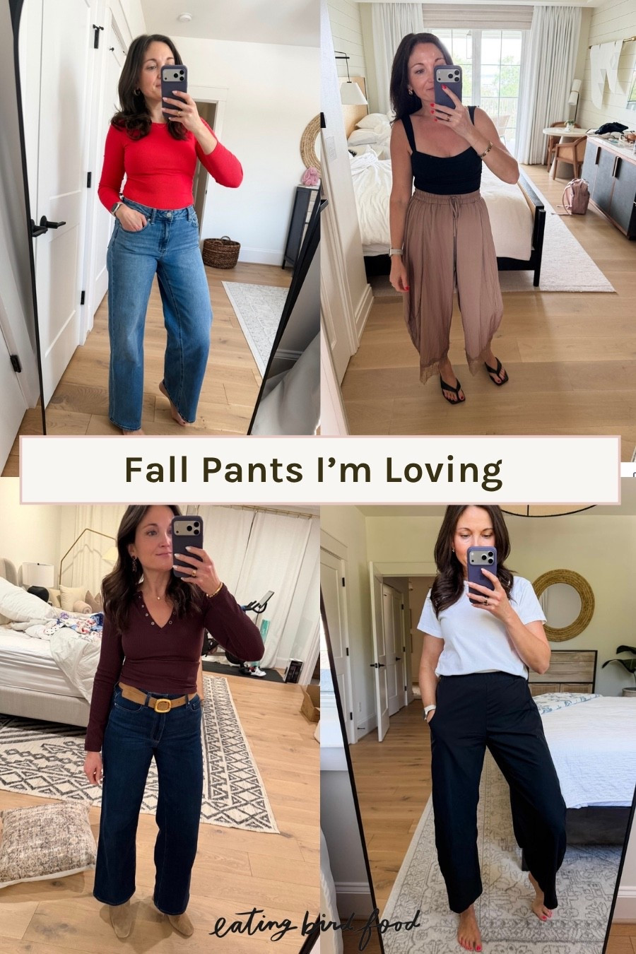 Fall pants I’m loving! 

Quince | Straight Leg Denim | Amazon Bottoms | Barrel Leg Pants | Dark Wash Denim