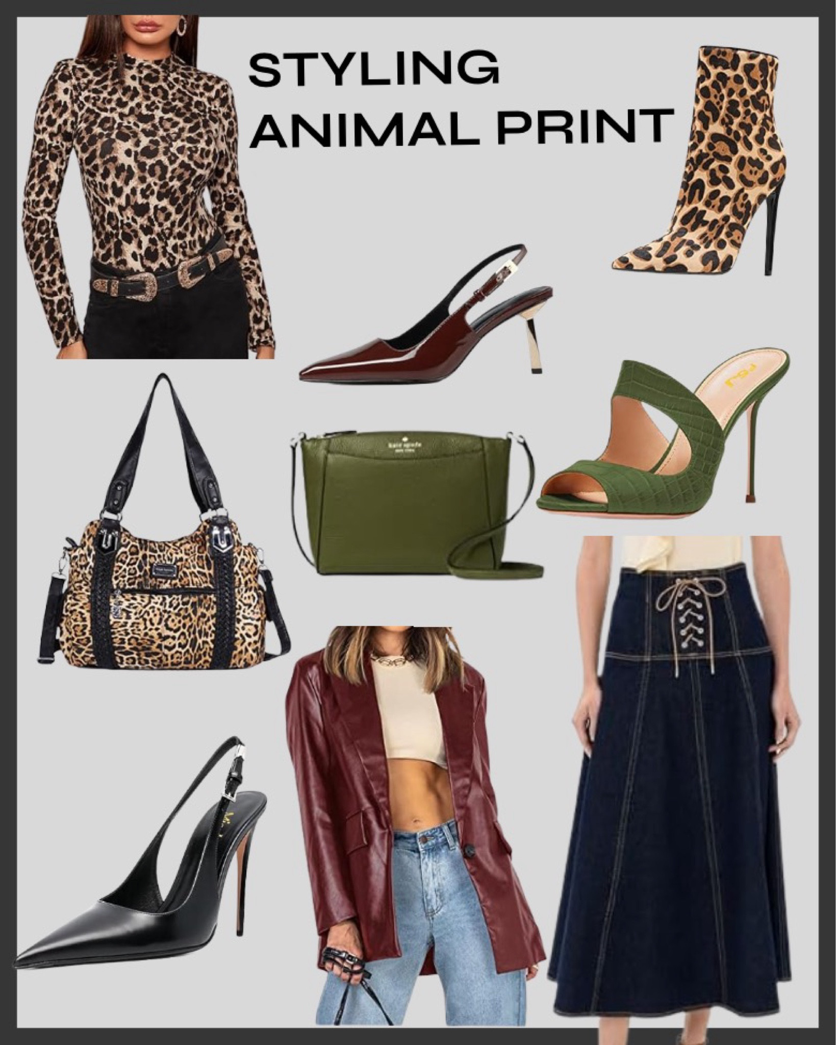 Stying animal print with pops of colors.

#LTKFindsUnder100 #LTKHoliday #LTKGiftGuide