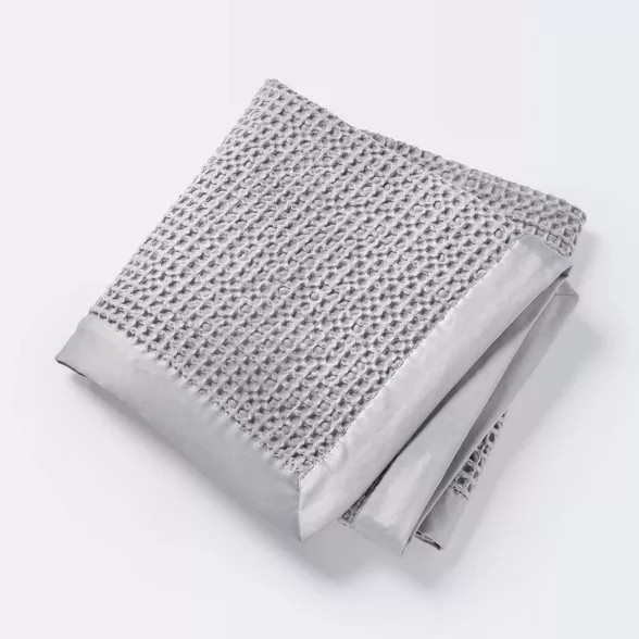 Waffle Blanket - Cloud Island™ Gray | Target