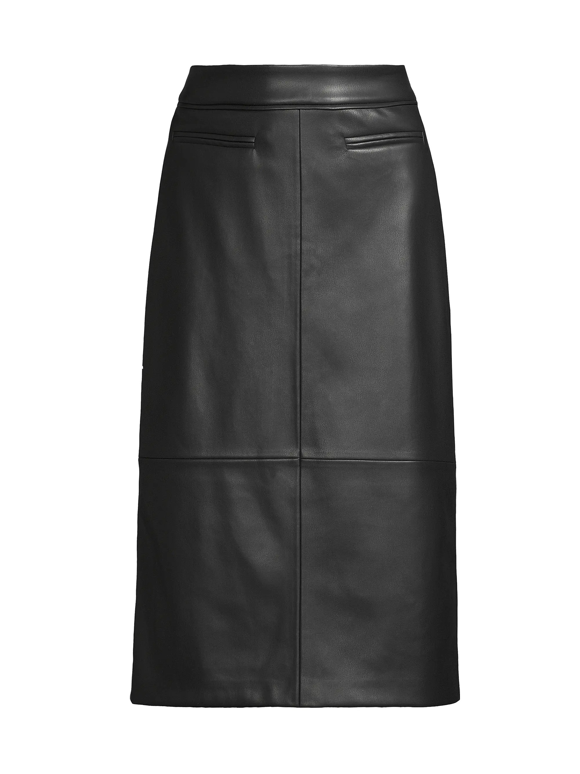 Briony Vegan Leather Midi-Skirt | Saks Fifth Avenue