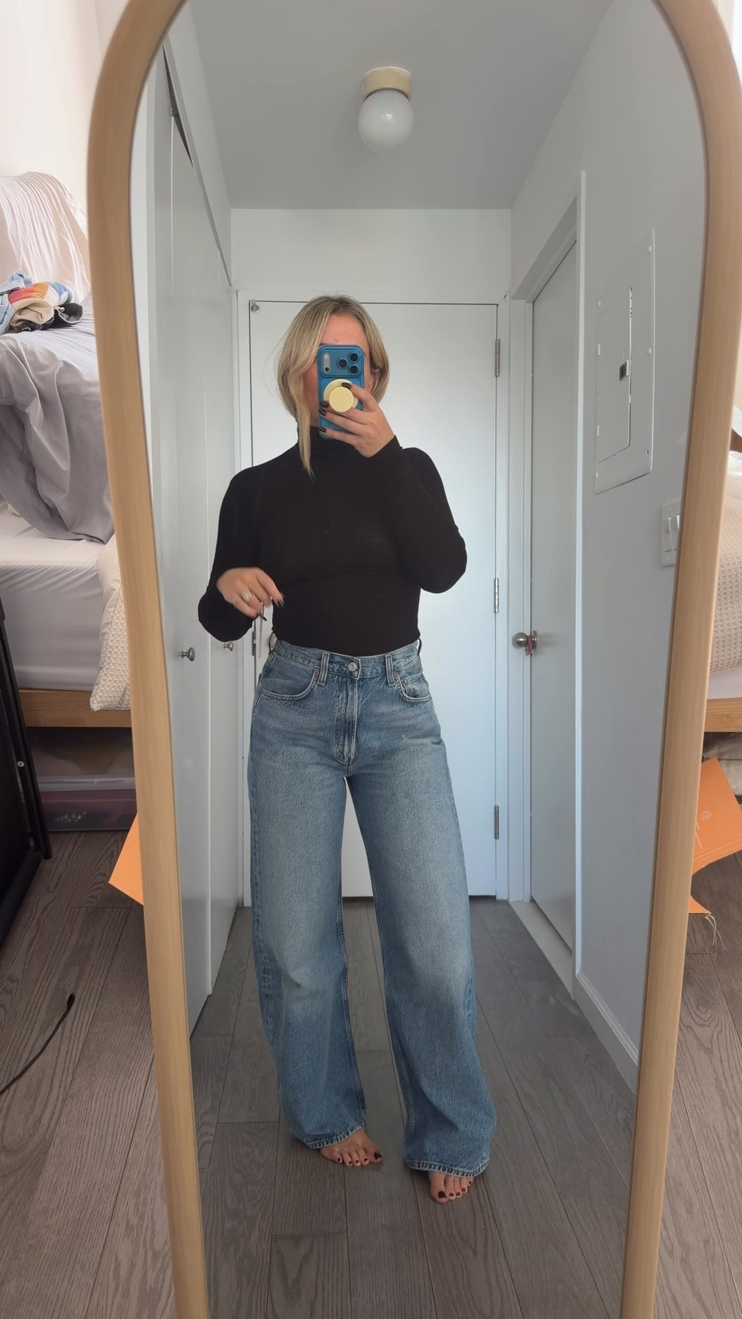 Entire fit from @agolde that you will wear allllll fall long — daily edit cover from Found by Em