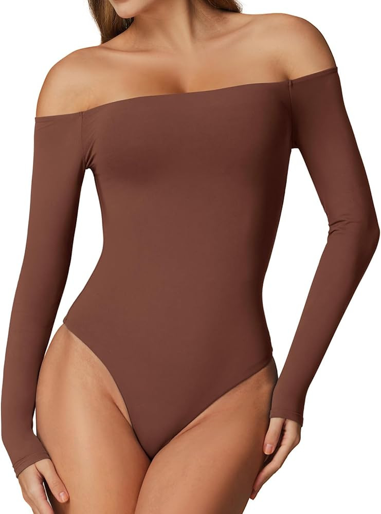 REORIA Womens Bodysuits Sleeveless Double Lined Tank Going Out Fashion Tops 2024 Trendy | Amazon (US)