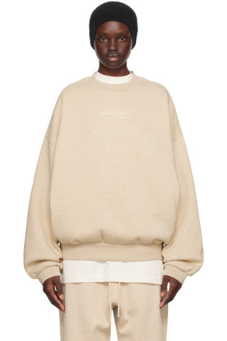 Beige Crewneck Sweatshirt | SSENSE