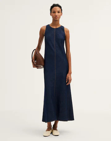 The Elena Midi Dress in Airy Denim | Madewell