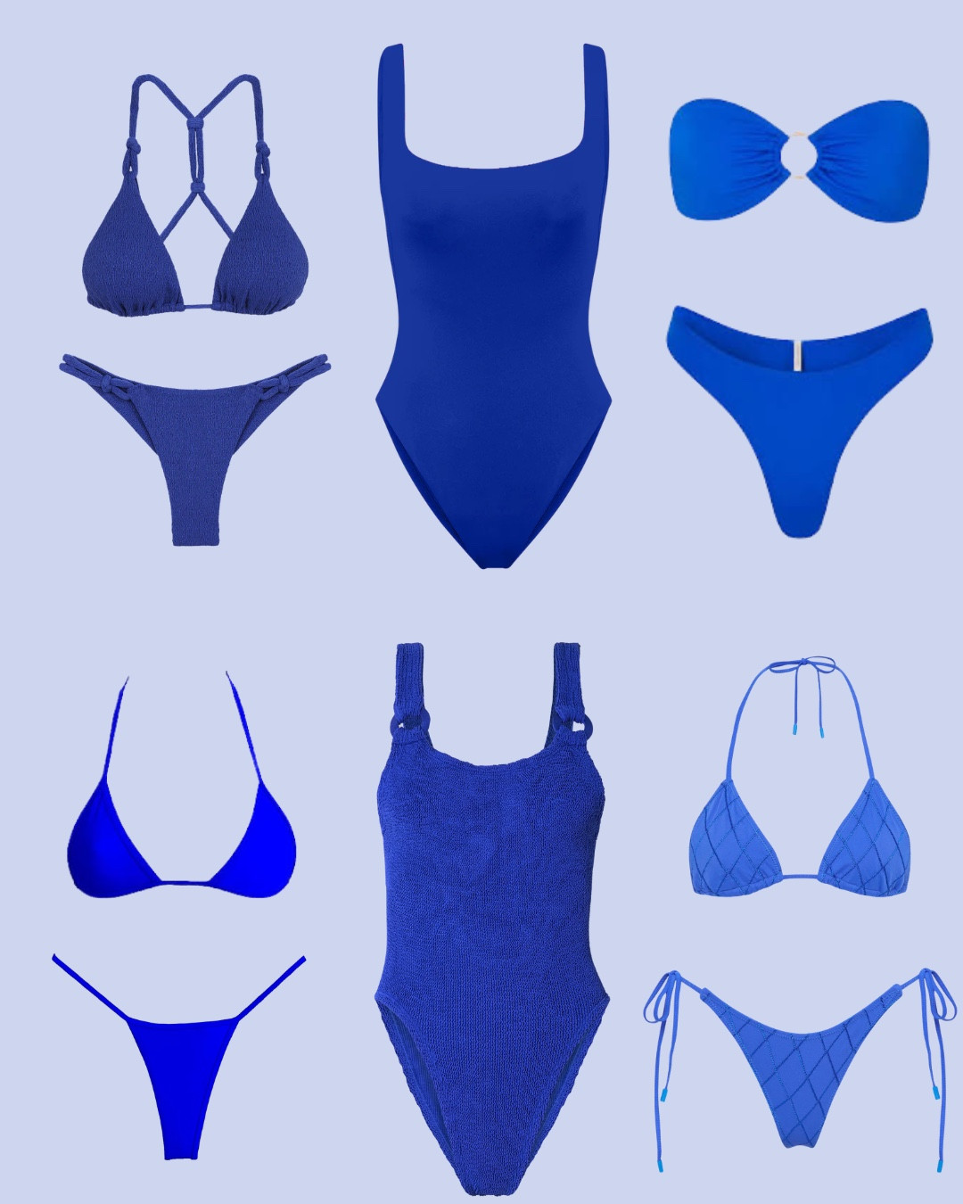 Trending: Jewel tones 💙
Sapphire blue | Perhaps the chicest color of the moment, Sapphire Blue is a vibrant color that feels refreshingly modern in swim.

#LTKTravel #LTKSwim #LTKSeasonal