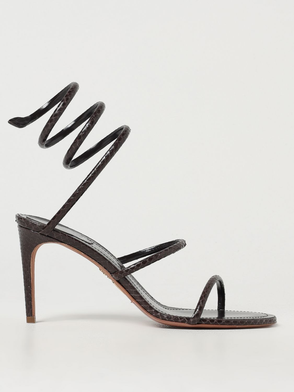 Heeled Sandal RENE CAOVILLA Woman color Brown | Giglio.com - Global Italian fashion boutique