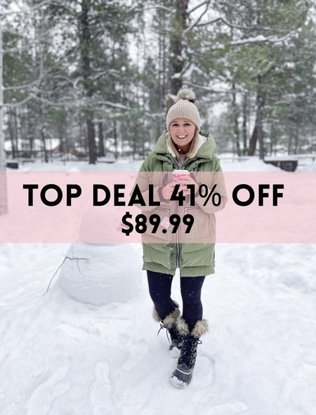 Top deal of the day! My ultra warm winter coat is 41% off. This coat is a gem. I wore it for really cold football games this year and got stopped by so many people in the stands. It’s a bit like wearing a sleeping bag but you won’t care because you’ll be so warm. Lots of storage pockets and a huge hood that does an excellent job blocking the wind. This coat is great for REALLY cold weather. 

#LTKSeasonal #LTKfindsunder100 #LTKsalealert