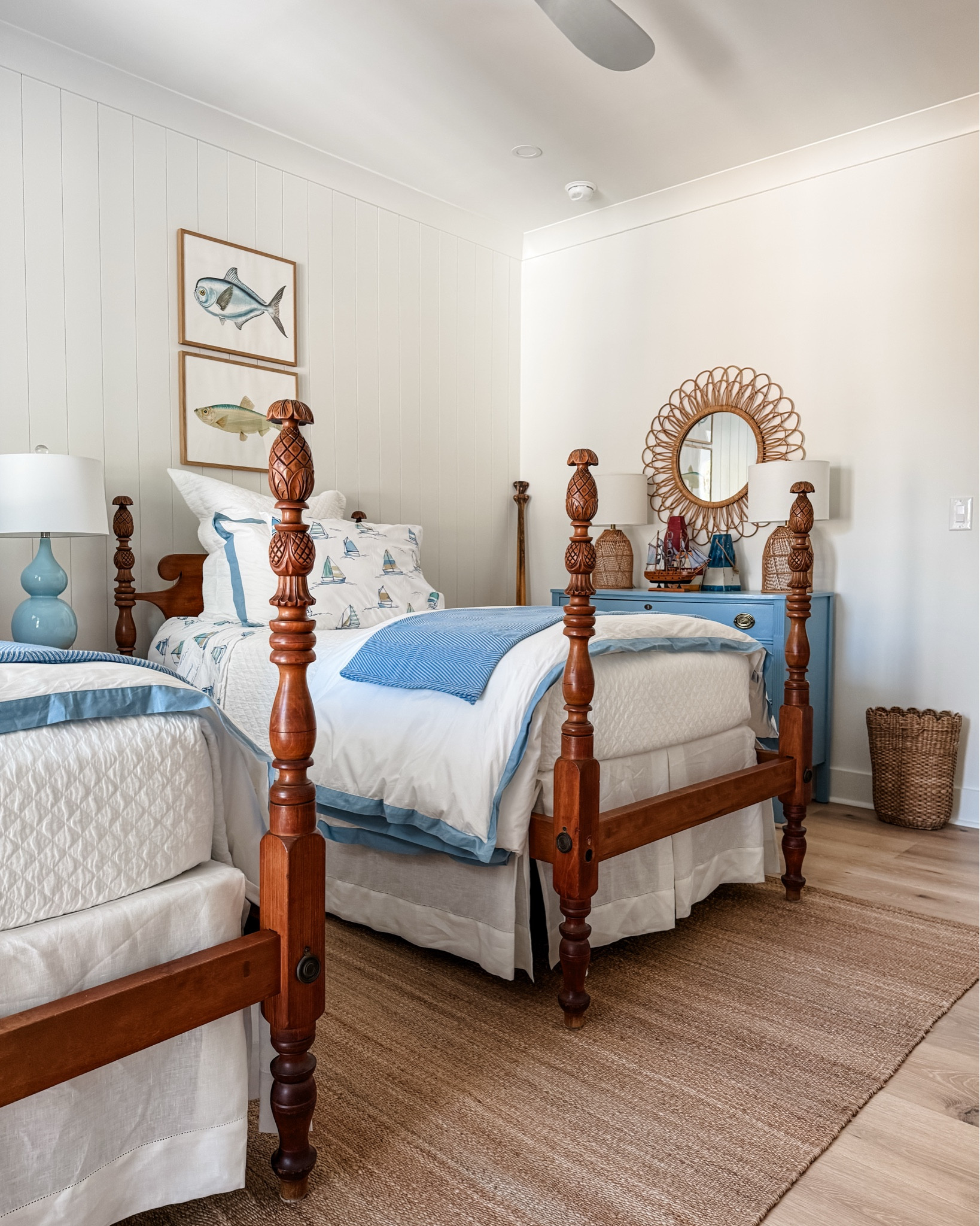 Coastal kids’ room details. 🌊
Soft neutral bedding, vintage-inspired fish prints, and a boho mirror—all linked here for an easy, timeless look. 🌴🐠


#LTKKids #LTKHome