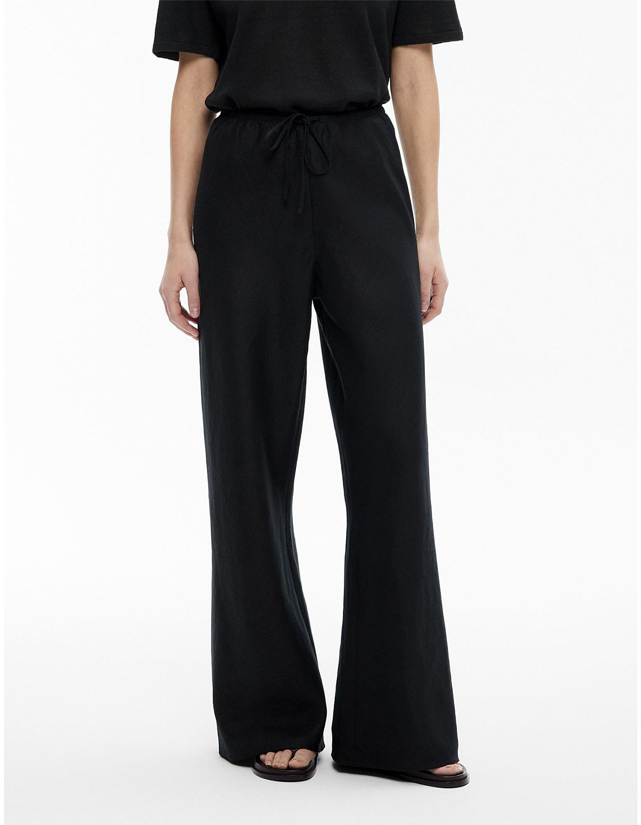 Bias Linen Pants | David Jones (Australia & New Zealand)