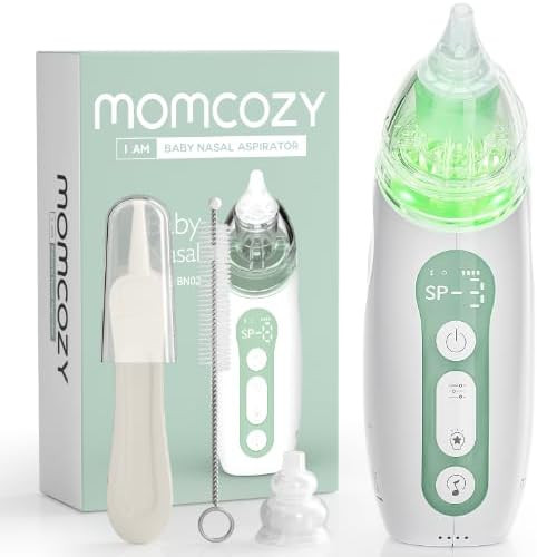 Momcozy Baby Nasal Aspirator, 3 Suction Levels Electric Nasal Aspirator for Baby, Newborn and Tod... | Amazon (US)
