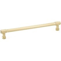 Emtek Jasper Pull, 8" Center-to-Center, Satin Brass | Amazon (US)