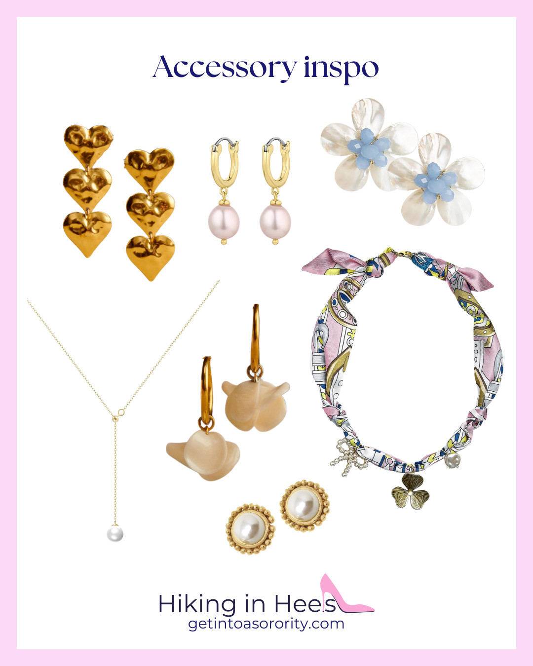 It’s never too early to make sure you look and feel your very best for recruitment 💕 Obsessed with these accessories for fall rush, but these would be so adorable for graduation events, sports banquets, and sorority mom’s weekends as well!! 

 #LTKValentine #LTKootd #LTKSeasonal