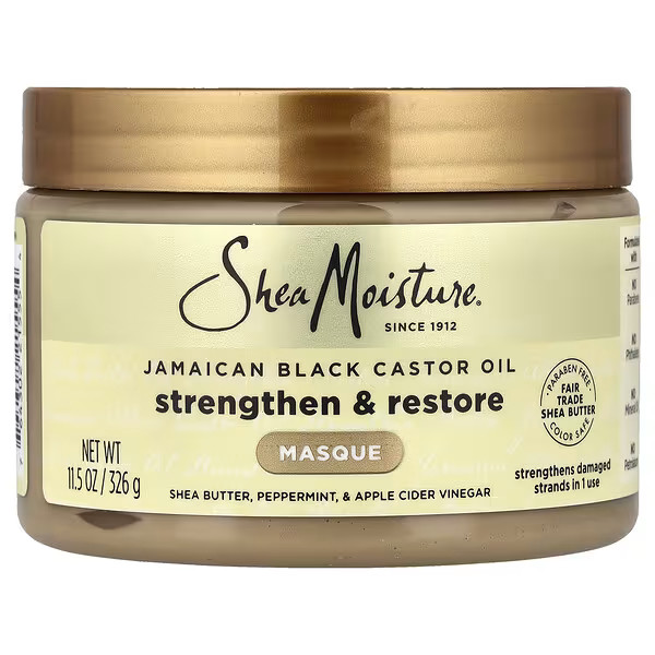 SheaMoisture, Jamaican Black Castor Oil, Strengthen & Restore Masque, 11.5 oz (326 g) | iHerb